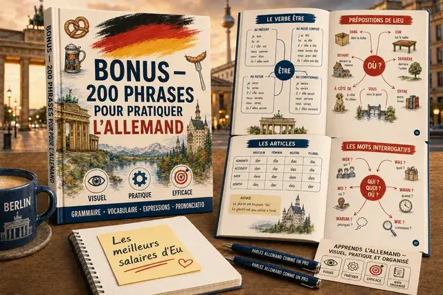 200 Phrases pour t'Entraîner en Allemand