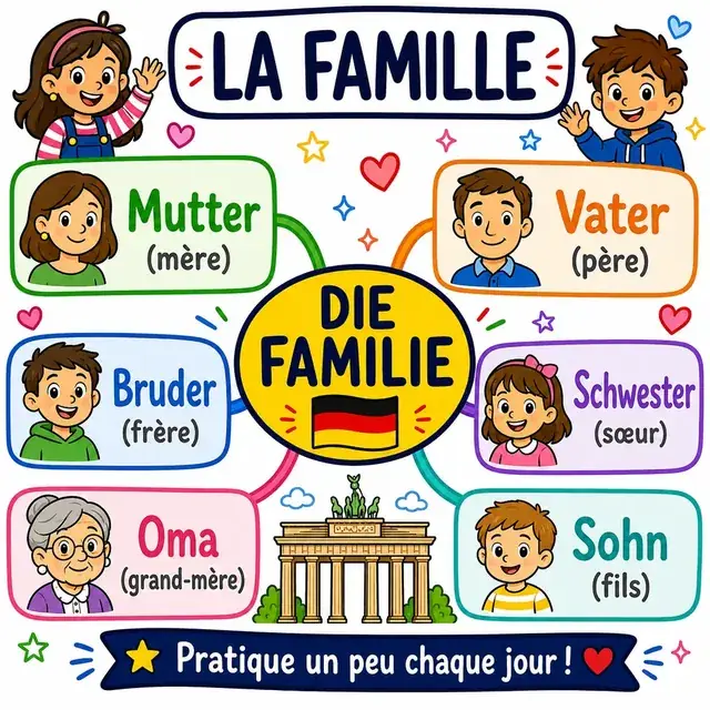 Carte mentale : Famille