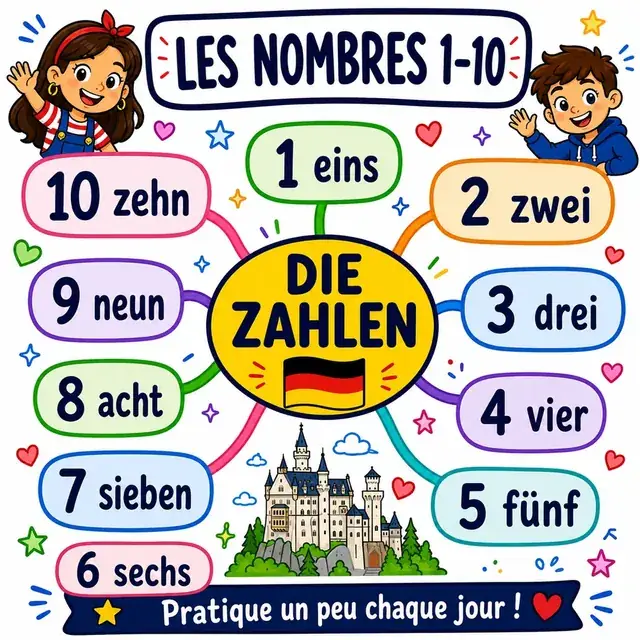 Carte mentale : Nombres